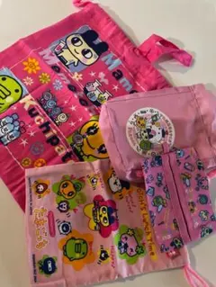 たまごっち　巾着　ポーチ　ティッシュケース　上履き　体育着入れ