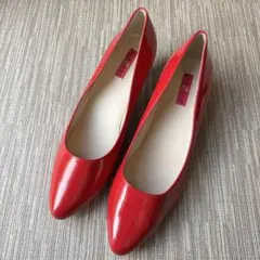 PLEASER　レッド　パンプス　US16　34～35ｃｍ　ヒール　6ｃｍのサムネイル