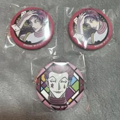 ヒソカ HUNTER × HUNTER 缶バッジ 3個 和紙缶バッジ