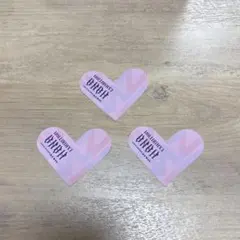 MAZE HANA EXHIBITION ハート型ステッカー