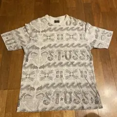 00s old stussy 総柄　Tシャツ