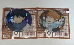 ハイキュー!!トレーディングホログラム缶バッジ 日向翔陽 影山飛雄