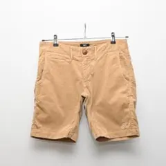 ア*庭様 TMT 加工 コーデュロイ ショートパンツ S ベージュ ショーツのサムネイル