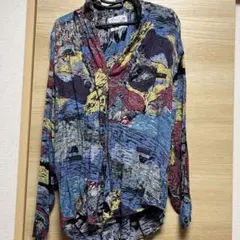 GOOUCH 多色抽象柄 長袖シャツ