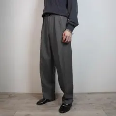 MARGARET HOWELL 2タックスラックスパンツ グレー/VW209のサムネイル