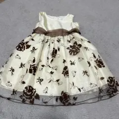アイボリー花柄刺繍ドレスのサムネイル