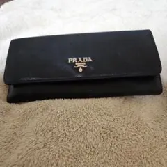朝*日様 PRADA サフィアーノ 長財布