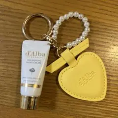 d'Alba ハンドクリーム付きキーホルダー