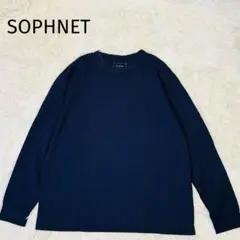太郎様　SOPHNET. 長袖Tシャツ ロングネイビー 紺 長袖 ポケット付のサムネイル
