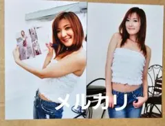 大谷めぐみ　生写真　2枚セット②レースクイーン（ハガキサイズ)