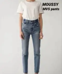 【MOUSSY】マウジー MVS スキニーパンツ 25 S