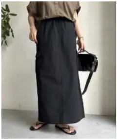 earthiカーゴタイトロングスカートのサムネイル