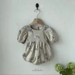 韓国子供服 milk balm Provence suit ロンパース