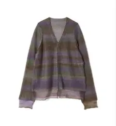 double mohair narrow cardiganのサムネイル