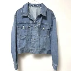 GU デニムボリュームスリーブジャケット Lサイズ