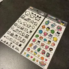 【本日限定値引き！】たまごっち 4size ステッカー 2枚セット