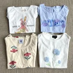 半袖 Tシャツ 4枚セット 110 120 6a フリル