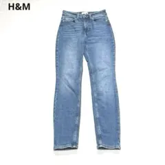 【H&M エイチアンドエム】デニム　ジーンズ　スキニー　ストレッチ　34 S