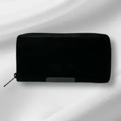 【美品】 DIESEL ディーゼル レザー ラウンドファスナー 長財布 w1