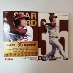 野球カードカルビー2024 東北楽天ゴールデンイーグルス 島内宏明２枚セット