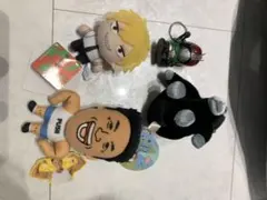 チェンソーマン、なかやまきんに君、ゴリラ等 ぬいぐるみキーホルダーセット