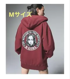 X-GIRL ジップアップパーカー