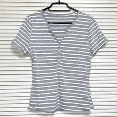 SHEIN シーイン トップス 半袖 Tシャツ ボーダー Y2K グランジ