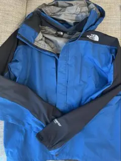 ノースフェイス GORE-TEX 青/黒 L