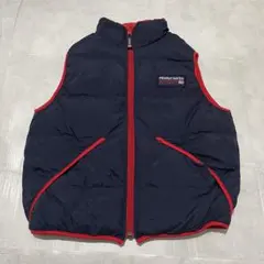 PEARLY GATES SPORT ネイビー×レッド 中綿ベスト ワッペン M