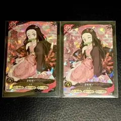 鬼滅の刃 竈門禰豆子 PRカード／日輪バトルスラッシュ　2枚セット