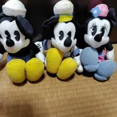 ミッキー ミニー ぬいぐるみ 3体セット
