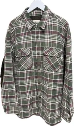 90s 白タグold stussy キルティングネルジャケット