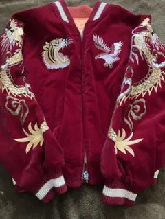 チンチロ 粗品 四兄弟 スカジャン XL カラー赤 - メルカリ