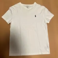 POLO RALPH LAUREN ホワイト Vネック Tシャツ XS/TP