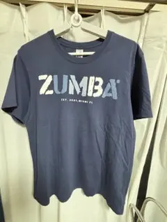 ZUMBA ロゴ Tシャツ M/L ネイビー LA BODY正規品　公式完売品