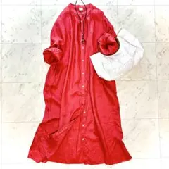 極美品 アーバンリサーチドアーズ 麻100% リネンギャザーワンピース　2024