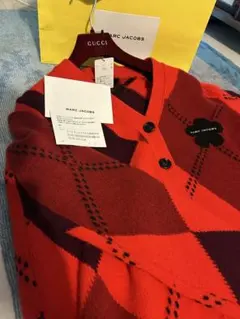 MARC JACOBS アーガイル柄 カーディガン　XS 25aw 新品タグ付きのサムネイル