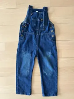 デニム　オーバーオール　100 サロペット