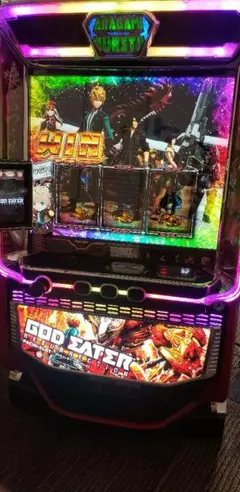 スマスロ 「ゴッドイーター リザレクション」 パチスロ実機 メッキ剥げ