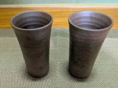【備前焼】 三村和弘 フリーカップ ペア 2点セット タンブラのサムネイル