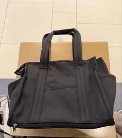 ブラックナイロン トートバッグ