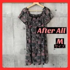 ◆After All 花柄 ワンピース M