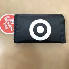 ターゲット　Target 折りたたみエコバッグ 黒のサムネイル