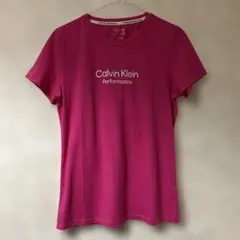 Tシャツ　Calvin Klein Performance ピンク　ロゴのサムネイル