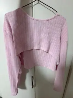 SHEIN ピンク カーディガンのサムネイル
