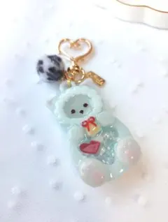 クリスマス　ねこ　シェイカー　チャーム