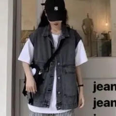 デニムベスト ジャケット lady like