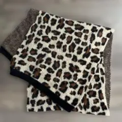 ZARA ヒョウ柄マフラーストール未使用品アニマル柄動物のサムネイル