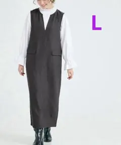 【特価】 ネット完売商品！Coca ウーリッシュツイル ジャンパースカート