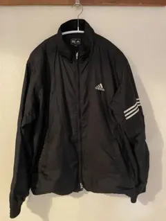 adidas ナイロンジャケット ブラック メンズ M
